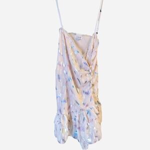 e&I The Label feather & stars unique stunning dress